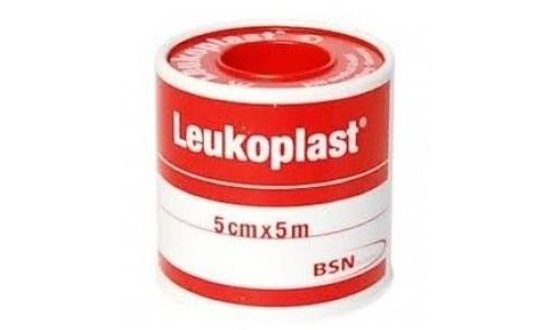 Esparadrapo - leukoplast (carne 5 x 5 cm 6 u)