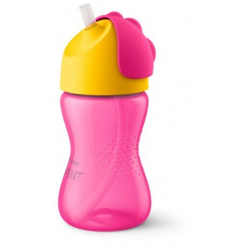 Philips avent vaso con pajita (300 ml + 12 m niña)