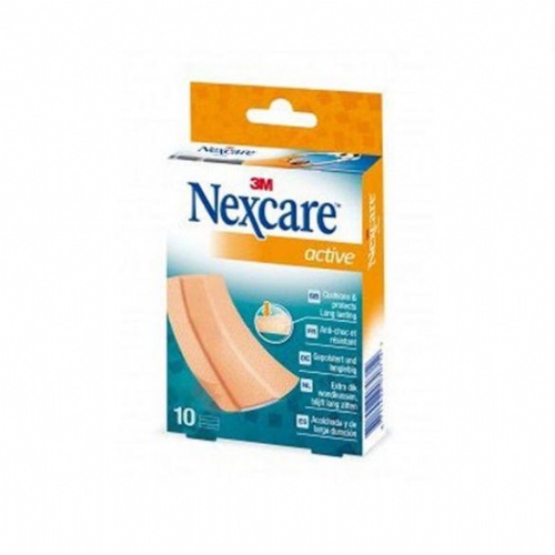 3m nexcare active strips - aposito adhesivo (banda 10 x 6 cm 5 u)