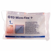 Jeringa de insulina escala 2 en 2 - bd microfine+ u 100 (1ml (29g) 0.33 x 12.7mm 10 u)