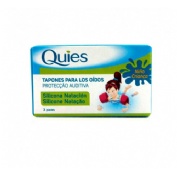 Tapones oidos silicona - quies agua (natacion niños 6 u)