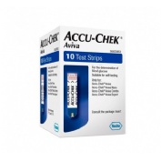 Tiras reactivas glucemia - accu-chek aviva (10 u)