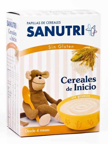 Sanutri papilla cereales sin gluten (600 g (300 g 2 bolsas))