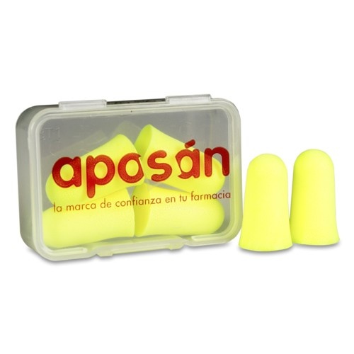 Tapones oidos espuma pu - aposan (4 unidades)