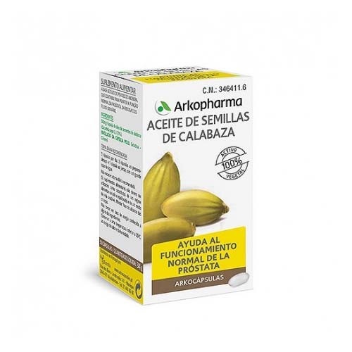 Arkocapsulas aceite de semillas de calabaza bio (50 capsulas)