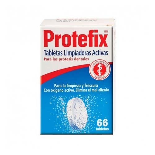 Protefix limpiador activo (66 tabletas)