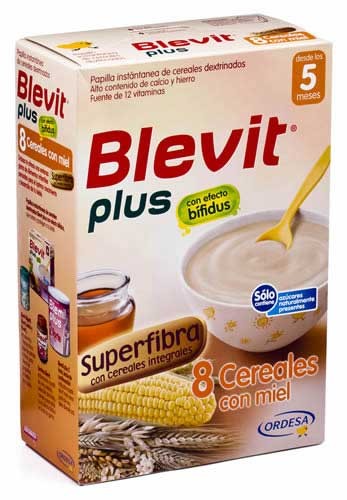 Blevit plus superfibra 8 cereales y miel (300 g)