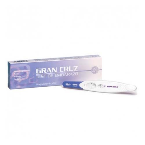 Gran cruz test de embarazo