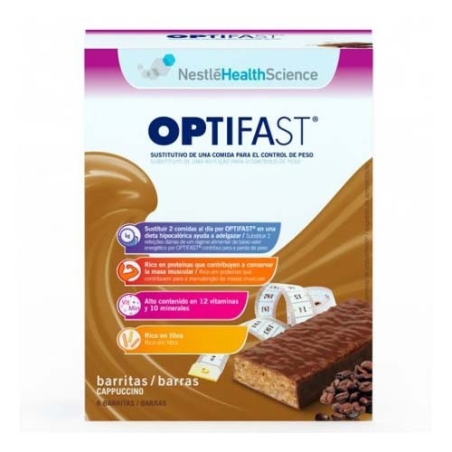 Optifast barritas (70 g 6 barritas capuchino)