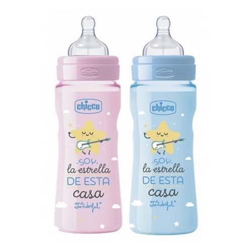 Chicco biberon mr wonderful b/ancha sili