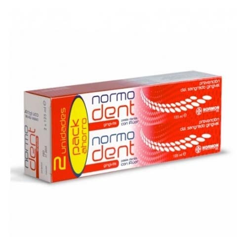 Normodent gingivitis pasta dental (2 tubos 125 ml)