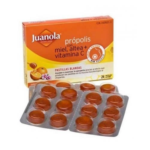 Juanola propolis pastillas naranja (24 pastillas)