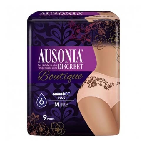 Absorbente incontinencia orina ligera - ausonia discreet boutique pants (8 unidades talla m)