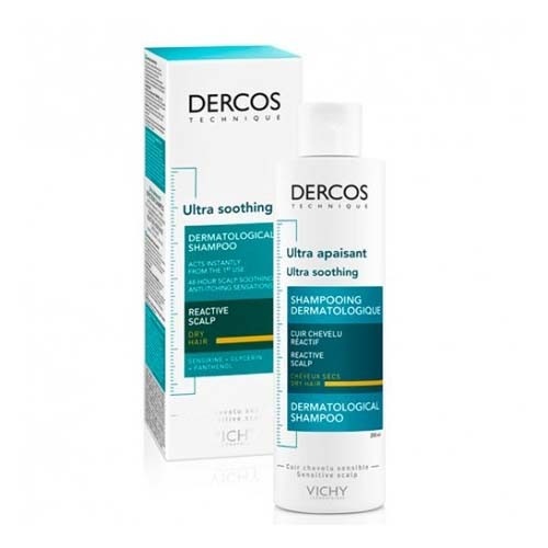 Dercos technique champu ultra calmante - cabello seco o coloreado (1 envase 200 ml)