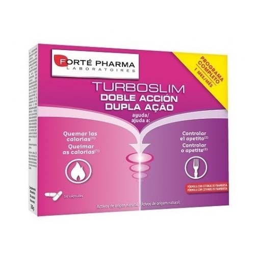 Turboslim doble accion (56 capsulas)