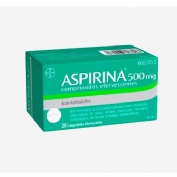 ASPIRINA 500 mg COMPRIMIDOS EFERVESCENTES , 20 comprimidos