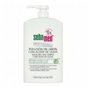 Sebamed emulsion sin jabon con aceite de oliva (1 envase 1 l)