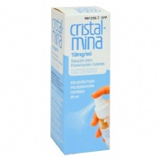 CRISTALMINA 10 mg/ml SOLUCION PARA PULVERIZACION CUTANEA, 1 frasco de 25 ml