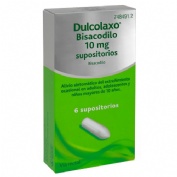 DULCOLAX BISACODILO 10 MG SUPOSITORIOS, 6 supositorios