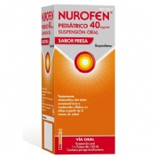 NUROFEN PEDIATRICO 40 MG/ML SUSPENSION ORAL SABOR FRESA, 1 frasco de 150 ml