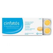 CINFATOS 10 mg PASTILLAS PARA CHUPAR , 20 comprimidos